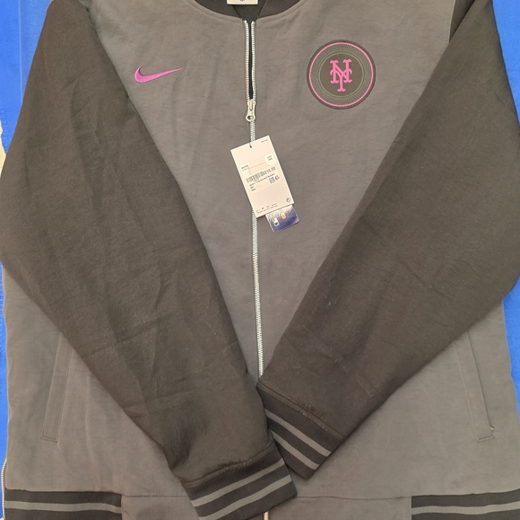 Mets MLB City Connect NIKE Zip-Up Bomber Jacket. NWT - Picture 1 of 8